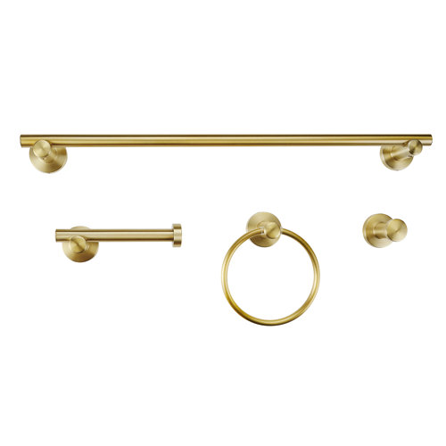 Wayfair Brass Bathroom Hardware Sets You'll Love in 2023